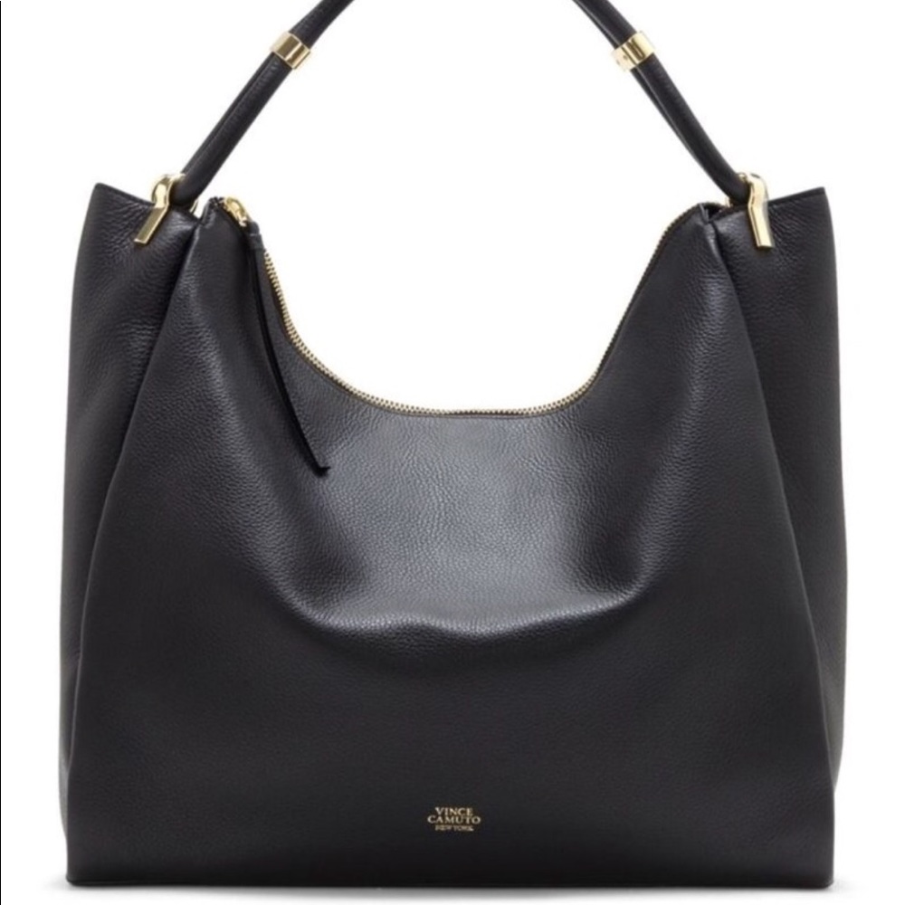 Vince Camuto Zelea Leather Hobo Bag New With Tags